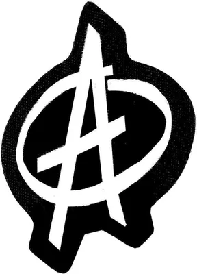 Immagine prodotto di Anarchia - Toppa, poliestere RO8985 (taglia unica) (nero/bianco)