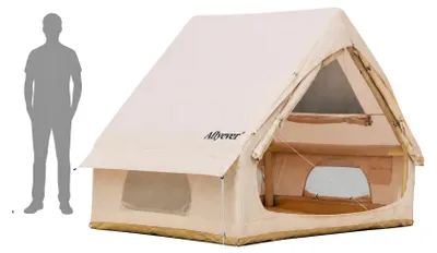 Productafbeelding van Opblaasbaar tent, snelle opzet, ruime accommodatie, khaki, 6,3 meter