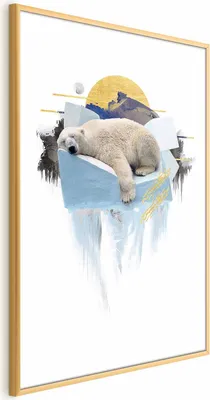 Produktbild von Posterpapier Poster - Polar Bear 40x60 cm Tiere g-C-0132-ao-a