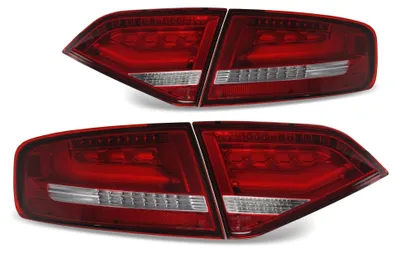 Original LED Lightbar Rückleuchten Rot SET Links Rechts für Audi A4 B8 8K Limo – Produktansicht 2