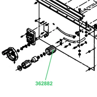 Produktbild von ATIKA Ersatzteil | Stellknopf für Tischkreissäge T 250