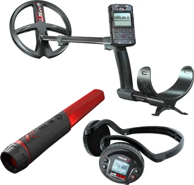 Produktbild von XP DEUS 2 II 22 FMF RC WS6 ST Metalldetektor, 22cm Suchspule, WS6 ST Kopfhörer + Gratis Mi6 (DEUS2-22FMFRCW6STG)
