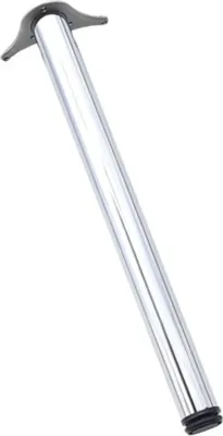 Produktbild von Tischbeine höhenverstellbar + 25mm Chrom poliert durante®TFD23 Höhe 710 mm Ø 60 mm inkl. Montagematerial Tischfuß Möbelfuß