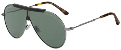 Immagine prodotto di Occhiali da sole da uomo Jimmy Choo modello Eddys, stile aviator, color argento