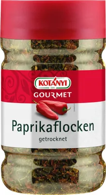 Produktbild von Kotányi Paprikaflocken 197 g aromatisch getrocknete Paprikastückchen