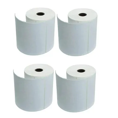 Produktbild von Montegoni Etikettenrolle Versandetiketten Rolle 100x150mm, Thermoetiketten für Zebra MUNBYN Dymo Thermodrucker | DHL UPS DPD kompatibel