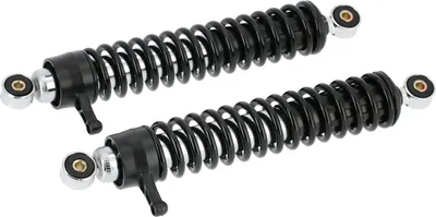 Image de Set: Struts 360mm, ressort noir, réglable - pour Simson S50, S51, S70, S53, S83 Enduro