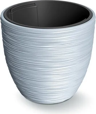 Produktbild von Blumentopf mit Einsatz FURU hellgrau 34,9 cm