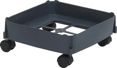 Produktbild von GRAF Fahrwagen Mehrzweck-Behälter 90 Liter dunkelgrau harte Rollen - für weiche Böden