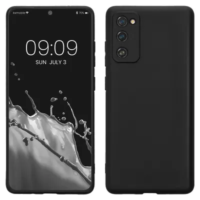 Produktbild von kwmobile Handyhülle für Samsung Galaxy S20 FE Hülle - weiches Handy Silikon Case - Schutzhülle Cover - Schwarz