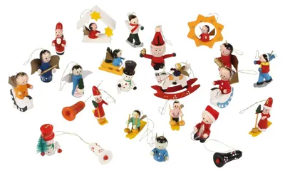 Produktbild von Spielzeug für Weihnachtsbaum, 24-teiliges Set