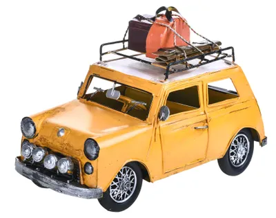 Immagine prodotto di Modellino Auto Decorativa 26 cm Gialla