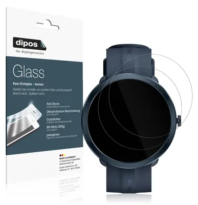Produktbild von 2x Schutzfolie für Maimo Watch R - Anti-Shock 9H Folie dipos Glass Kunststoffglas