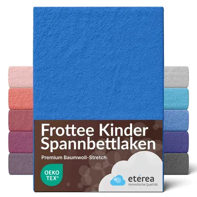 Obrázek produktu pro Froté napínací prostěradlo étérea, 80 % bavlna, 20 % polyester, 60 x 120 – 70 x 140 cm