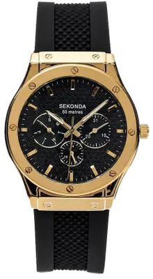 Produktbild von Sekonda Herrenuhr, schwarz, Sekonda-39031