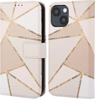 Image de imoshion Design Bibliothèque pour l'Apple iPhone 14 - Beige Graphic