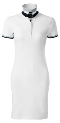 Obrázok produktu pre Malfini - Dámske šaty, bavlna PP10595 (XS) (biela)