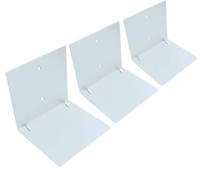 Schwebende Bücherregale, Set mit 3 Stück, bis 10 kg, Wandmontage