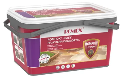 Produktbild von Romex ROMPOX-EASY Pflasterfugenmörtel Sand-Neutral 25kg Eimer