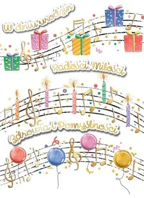 Image de Carnet de cartes de vœux B6 « Motif musical » avec enveloppe