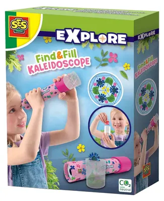 Produktbild von SES Creative Explore 25205 Kaleidoskop zum Selbstbefüllen - Entdeckerspielzeug für draußen, Teleskop, Botanik, 3 Jahr(e), Mehrfarbig