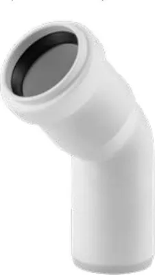 Produktbild von MagnaPlast HT PLUS HTB Winkelstück 32 mm 45° 421208 Abwasser