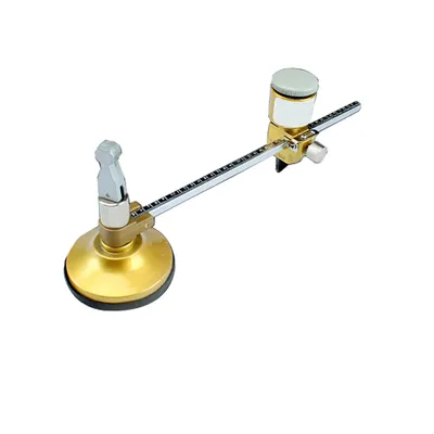 Produktbild von Hochleistungs-Rundglasschneider, 6–40 cm verstellbar, mit klarer Skala, Kompass-Glasschneider, Glasschneidwerkzeug mit starkem Saugnapf