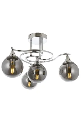 Produktbild von Opviq, AV-1761-4K, Kronleuchter, Chrom, Metall, 55 x 55 x 20 cm