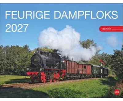 Obrázek produktu pro Plakátový kalendář „Ohnivé parní lokomotivy“ 2027