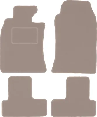 Image de Tapis de sol en velours pour Mini Cooper One R50 hatchback (2001-2007) - tapis de sol LUX beige (4 pièces)