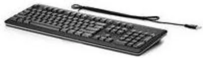 Produktbild von HP USB-Tastatur für PC, Volle Größe (100%), Kabelgebunden, USB, Schwarz