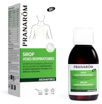 Image de Pranarôm Aromaforce, sirop pour la gorge, 150 ml