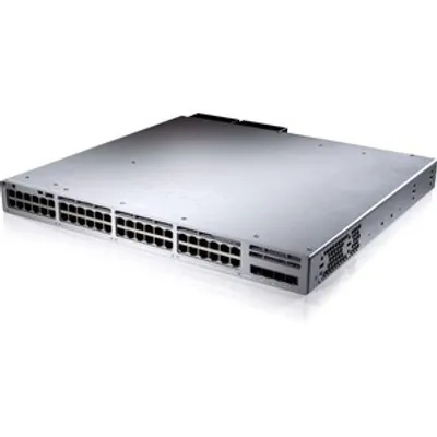 Produktbild von Cisco Catalyst 9300L - Network Essentials - Switch - L3 - 48 x 10/100/1000 (PoE+) + 4 x 1 Gigabit Ethernet SFP+ - an Rack montierbar - PoE+ (505 W)