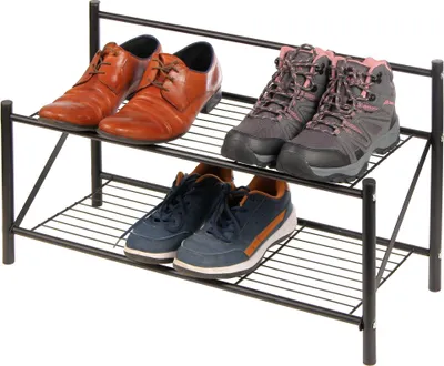 Produktbild von Brunbeste Metall-Schuhregal – 65 x 25 x 37 cm – Schwarz