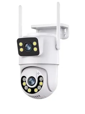Obrázek produktu pro RobiCam, iCsee, 6 MP, duální fotoaparát, montáž na strop a na zeď, venkovní, WiFi, vodotěsná, 360 stupňů, FULL HD, 6 MP, noční vidění