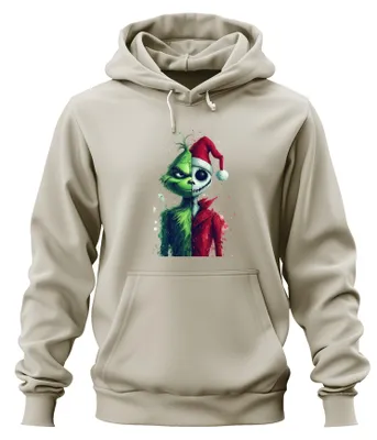 Produktbild von Grinch Jack Skellington Mashup Weihnachten Horror Hoodie Kapuzenpullover, Natur, S
