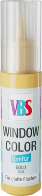 Produktbild von VBS Window Color Kontur, 20 ml Gold