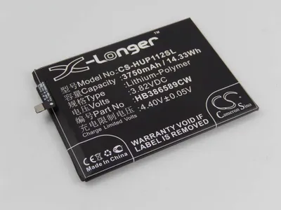 Produktbild von vhbw Akku Ersatz für Huawei HB386589ECW, HB386589CW, HB386589EBC für Handy Smartphone Telefon (3750 mAh, 3,82 V, Li-Polymer)