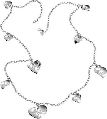 Produktbild von Guess Damencollier Halskette Metall Silber 60cm - USN80902