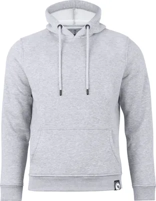 Produktbild von Hoodie - Kapuzenpullover - innen angeraut - M - Grau-Melange