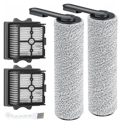 Produktbild von Ersatzbürstenwalze und HEPA-Filter Geeignet für Tineco Floor One S5 Combo Nass- und Trockensauger (2 Bürstenwalzen und 2 Staubsaugerfilter)