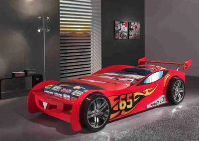 Produktbild von Vipack Autobett Le Mans, Rot