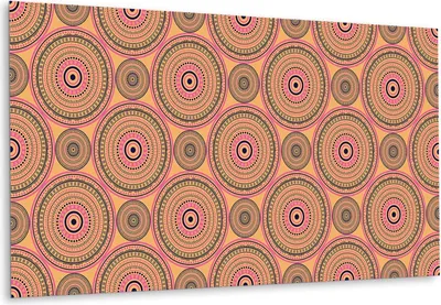 Produktbild von Vinyl-Fliesen – Aufkleber Sticker für Küche und Bad PVC Fliesen, Arabisches Ethnisches Muster - 100 cm x 50 cm