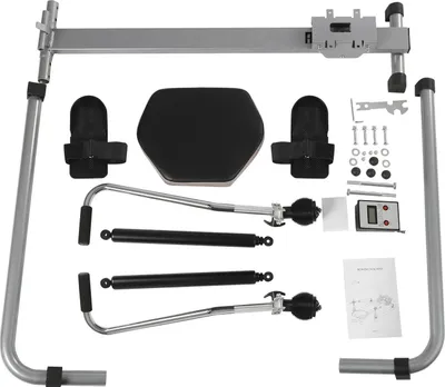 Image de Rameur - Vélo d'appartement - Résistance fixe - Sans écran - Non pliable - Sans Bluetooth - Pour le cardio et l'entraînement des pectoraux