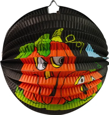 Produktbild von RAPPA Halloween-Laterne dunkel rund - Kürbis 25cm
