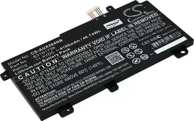 Produktbild von Akku für Asus FX504 Li-Ion 11,4 Volt 3900 mAh schwarz.