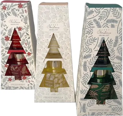 Produktbild von Weihnachtsduftzerstäuber mit Stäbchen 80 ml Geschenkset