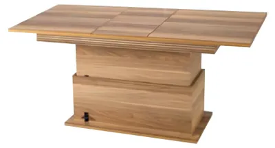 Produktbild von Couchtisch Ausziehbarer Esstisch Tisch Holz Braun Kaffeetisch Möbel