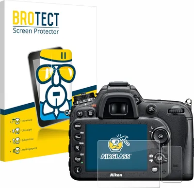 Produktbild von BROTECT Schutzglas für Nikon D7100 Schutzfolie Panzer Folie Glas Display Schutz klar