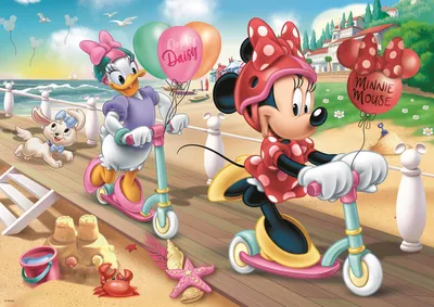 Produktbild von Trefl - Puzzle Minnie on the Beach - 200 dielov